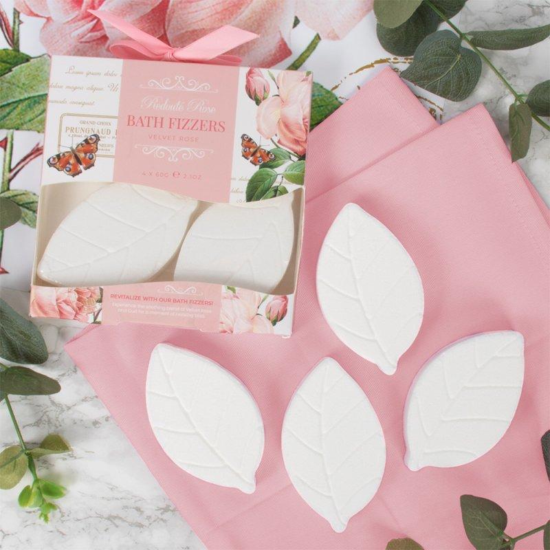 lesser & pavey REDOUTE ROSE BATH FIZZERS VELVET ROSE LP75247