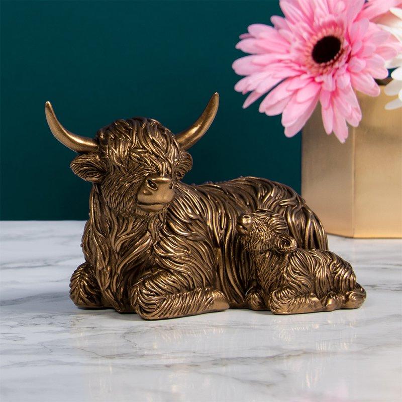 lesser & pavey REFLECTIONS BRONZED COW&BABY S LP47570