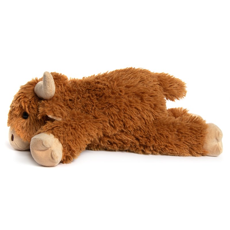 Lesser & Pavey RPET PALS HUGHIE LAYING COW L 35CM LP74188