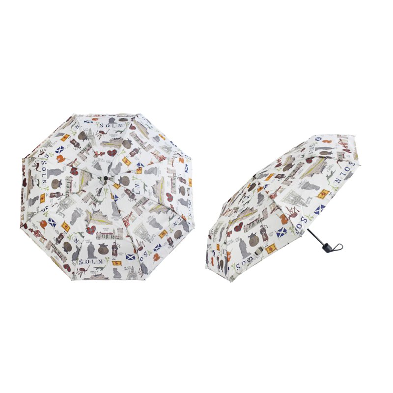 lesser & pavey SCOTTISH STCH FOLDING UMBRELLA LP74150