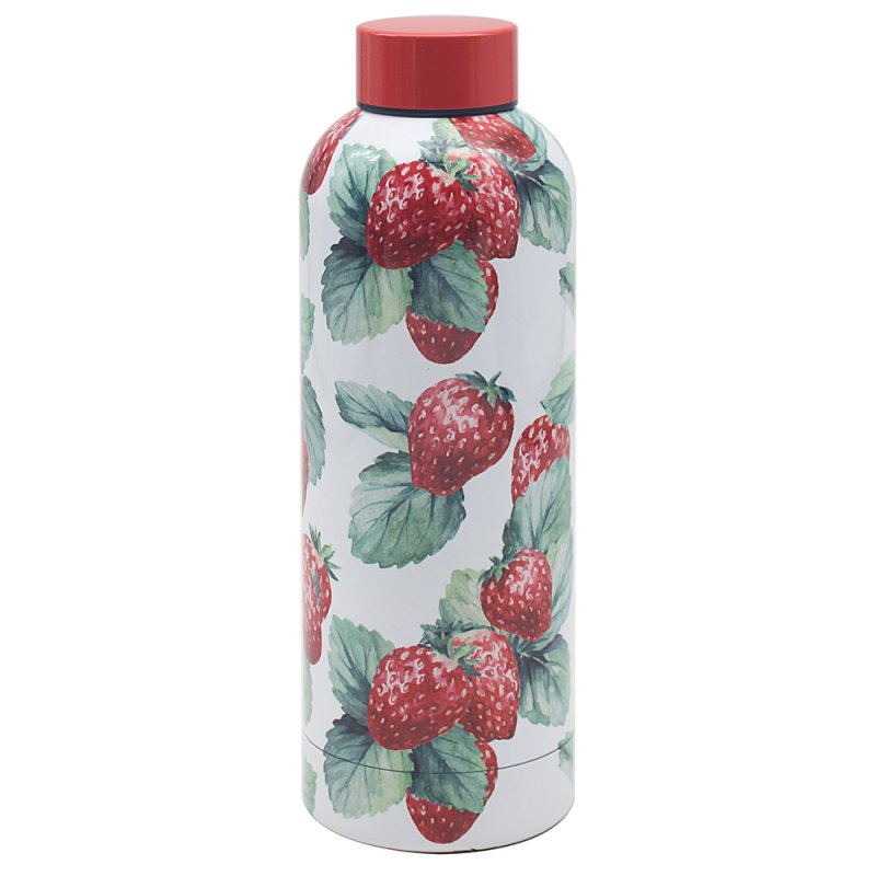 lesser & pavey STRAWBERRY FIELD DRINKS BOTTLE550ML DOUBLE WALLED LP95787
