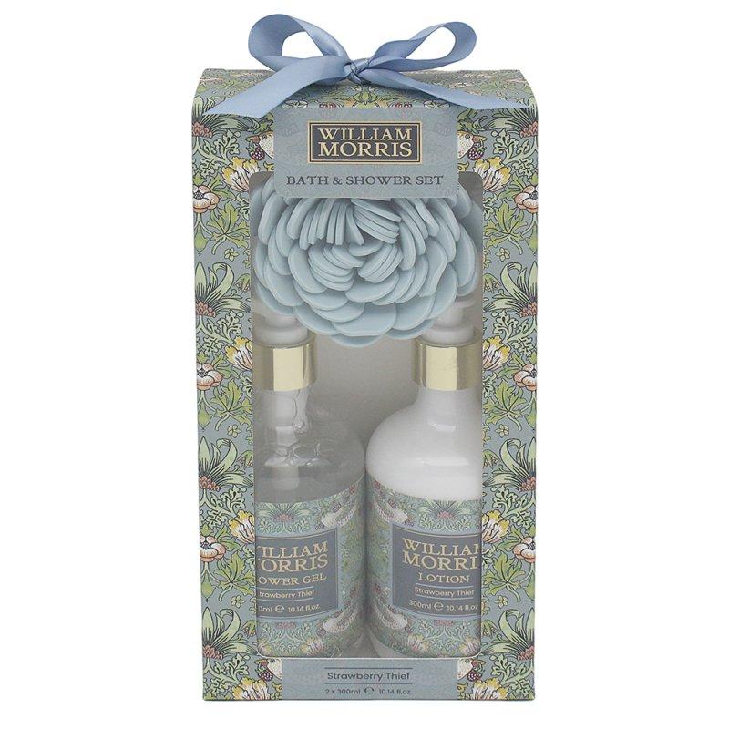 lesser & pavey STRAWBERRY THIEF BATH&SHOWER SWm. MORRIS STRAWBERRY & BAY LP76286