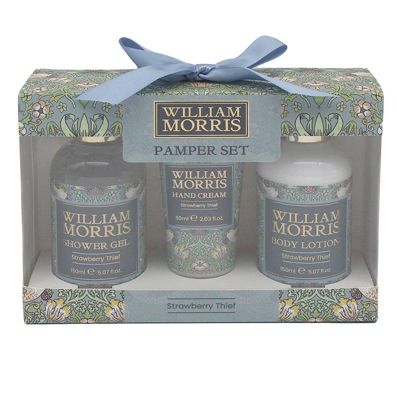 lesser & pavey STRAWBERRY THIEF PAMPER SET Wm. MORRIS STRAWBERRY & BAY LP76285