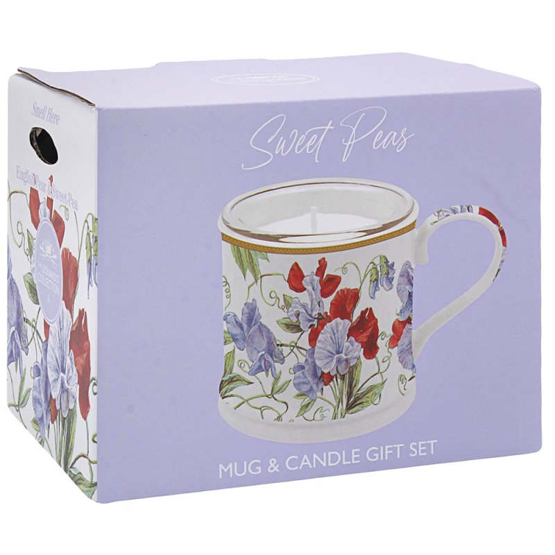Lesser & Pavey SWEET PEA CANDLE GIFT SET ENGLISH PEAR & SWEET PEA LP76666