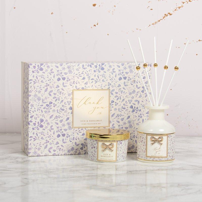 lesser & pavey THANK YOU DIFFUSER & CANDLE POMEGRANATE NOIR LP74598