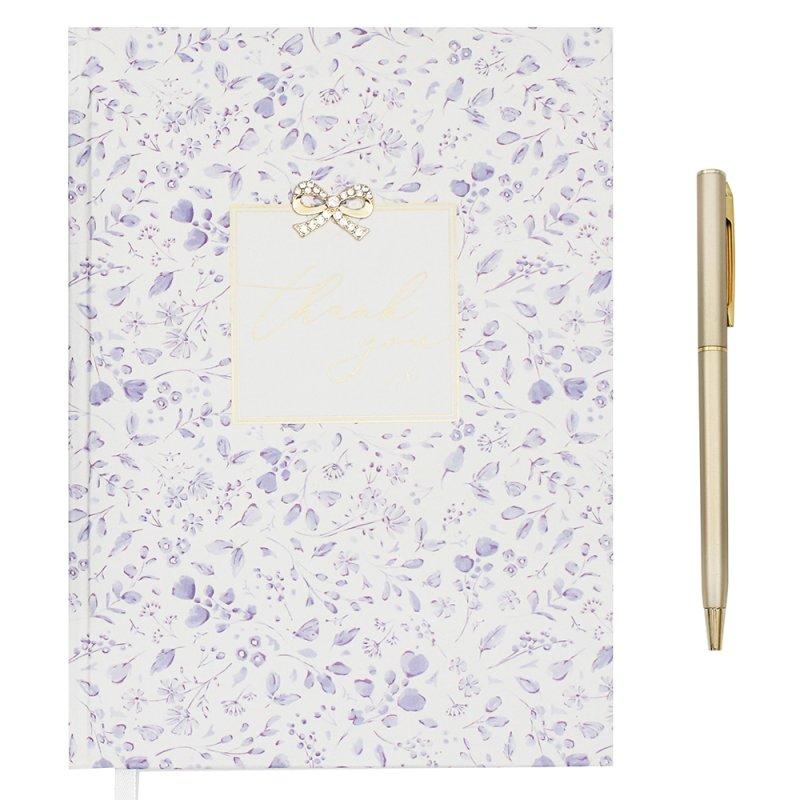 Lesser & Pavey THANK YOU NOTEBOOK A5 WITH PEN MADELAINE LP75289