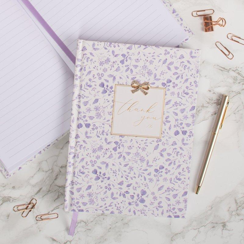 lesser & pavey THANK YOU NOTEBOOK A5 WITH PEN MADELAINE LP75289