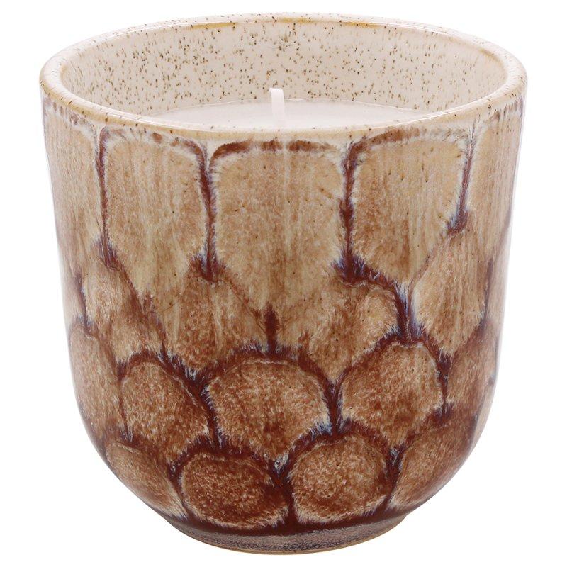 lesser & pavey TORTOISE SHELL CANDLE BROWN 15HRS LP73933