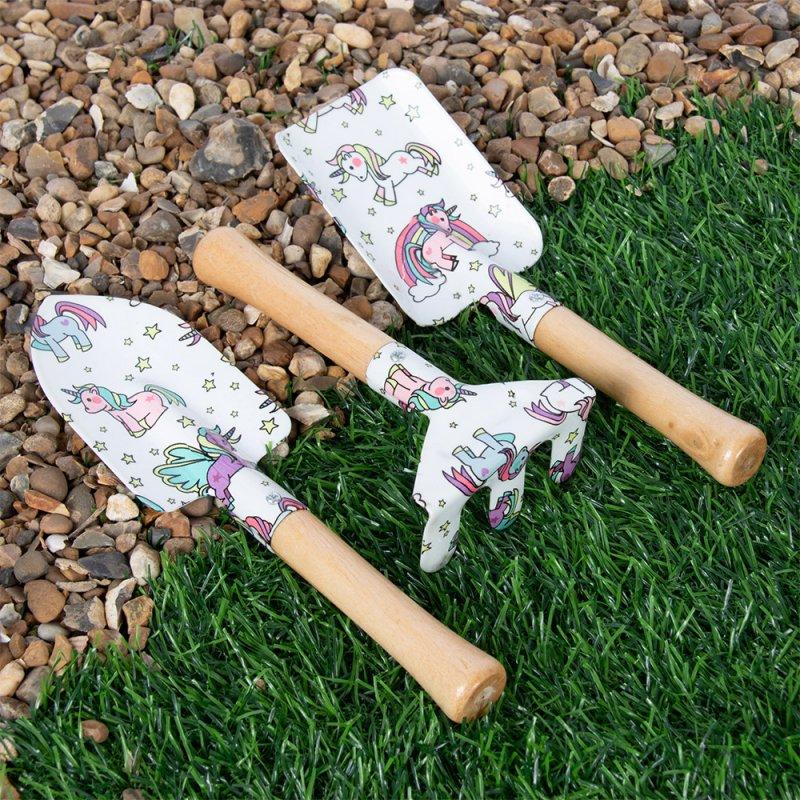 lesser & pavey UNICORN GARDEN TOOL SET LITTLE STARS LP74707