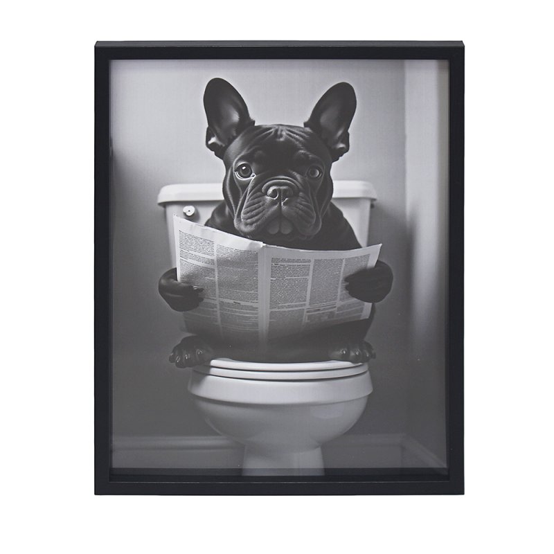 Lesser & Pavey WALL ART- FRENCH BULLDOG 30X40 CM LP76112