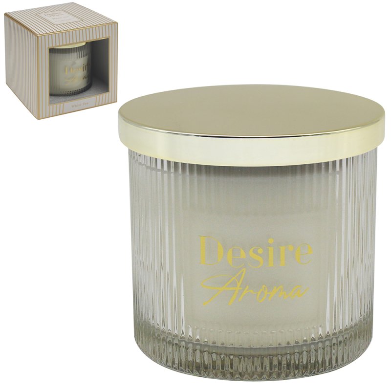 Lesser & Pavey WHITE TEA CANDLE 400G 36HRS SOY WAX LP75553