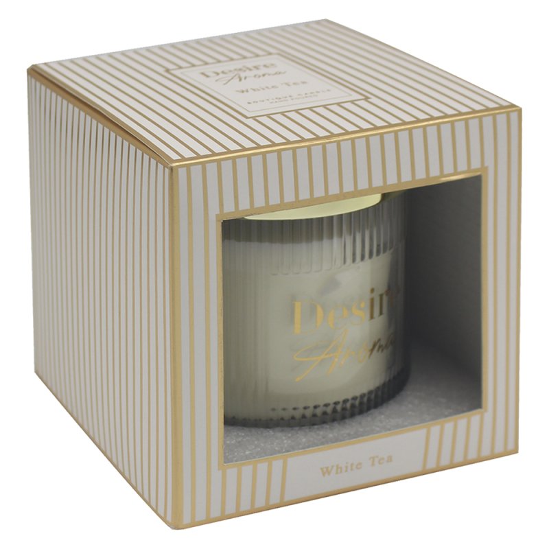 Lesser & Pavey WHITE TEA CANDLE 400G 36HRS SOY WAX LP75553