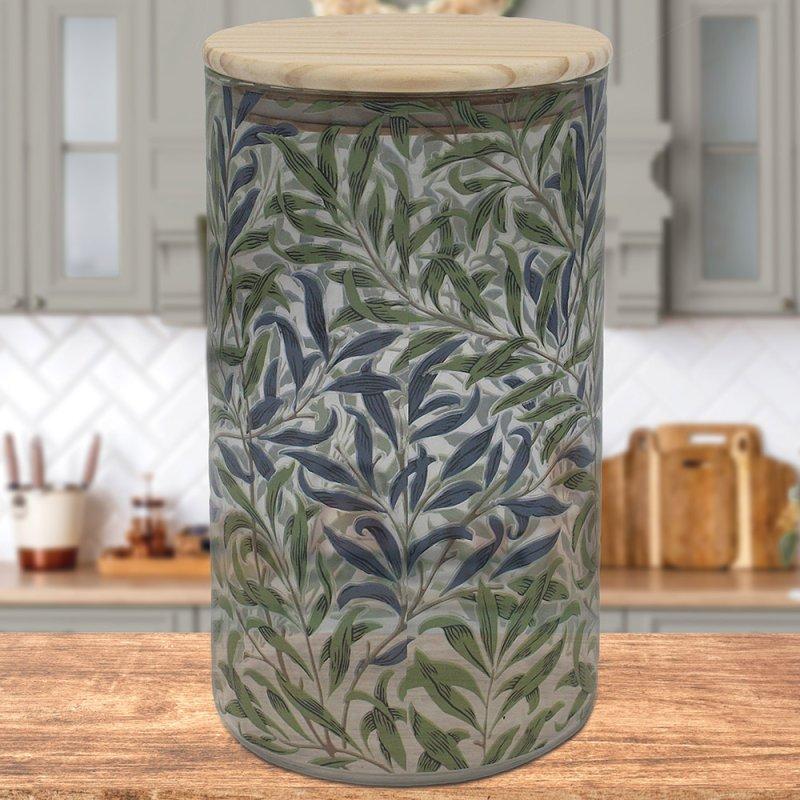 lesser & pavey WILLOW BOUGH CANISTER LGE GLASS LP76641