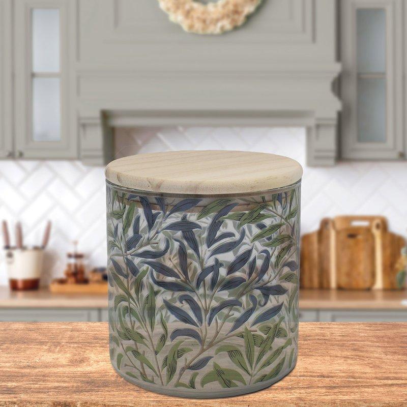 lesser & pavey WILLOW BOUGH CANISTER SML GLASS LP76639