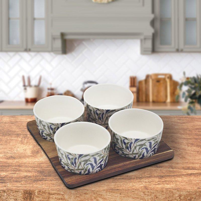lesser & pavey WILLOW BOUGH SNACK BOWLS TRAY WILLOW BOUGH LP74942
