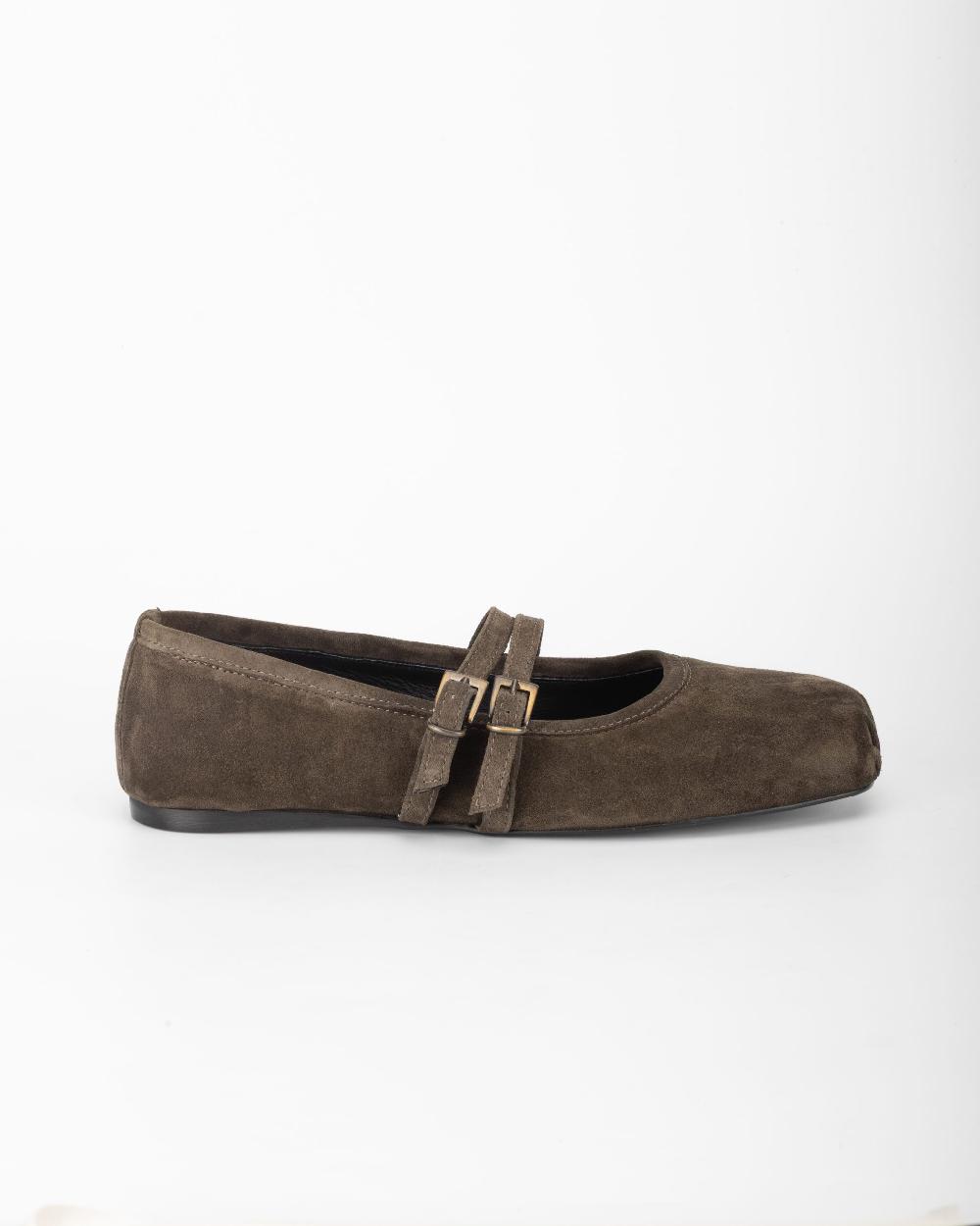 Lestrosa BRIGITTE CHOCO Flats E Mocassini