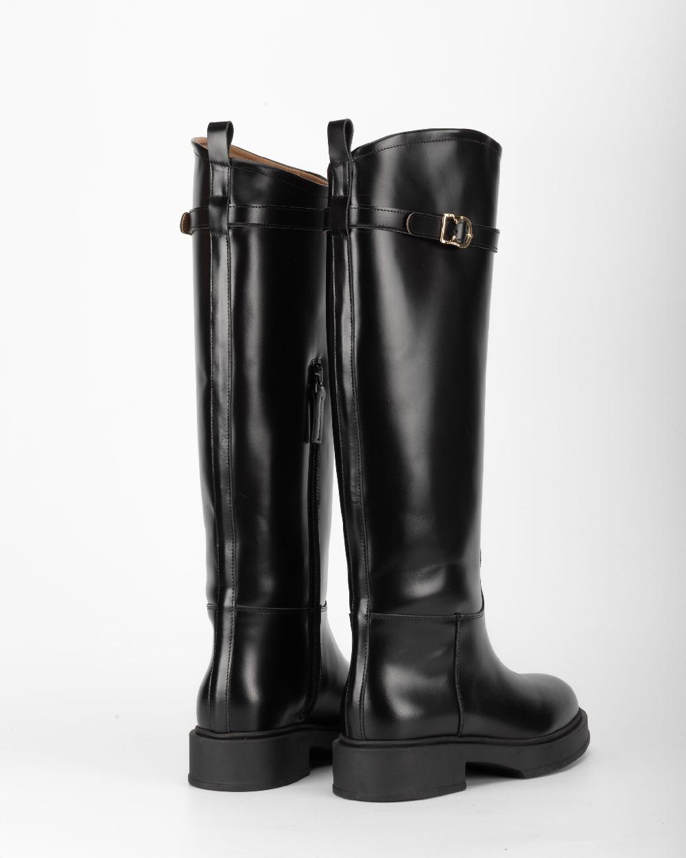 Lestrosa GIORGIA COCOA Calf Leather > Black