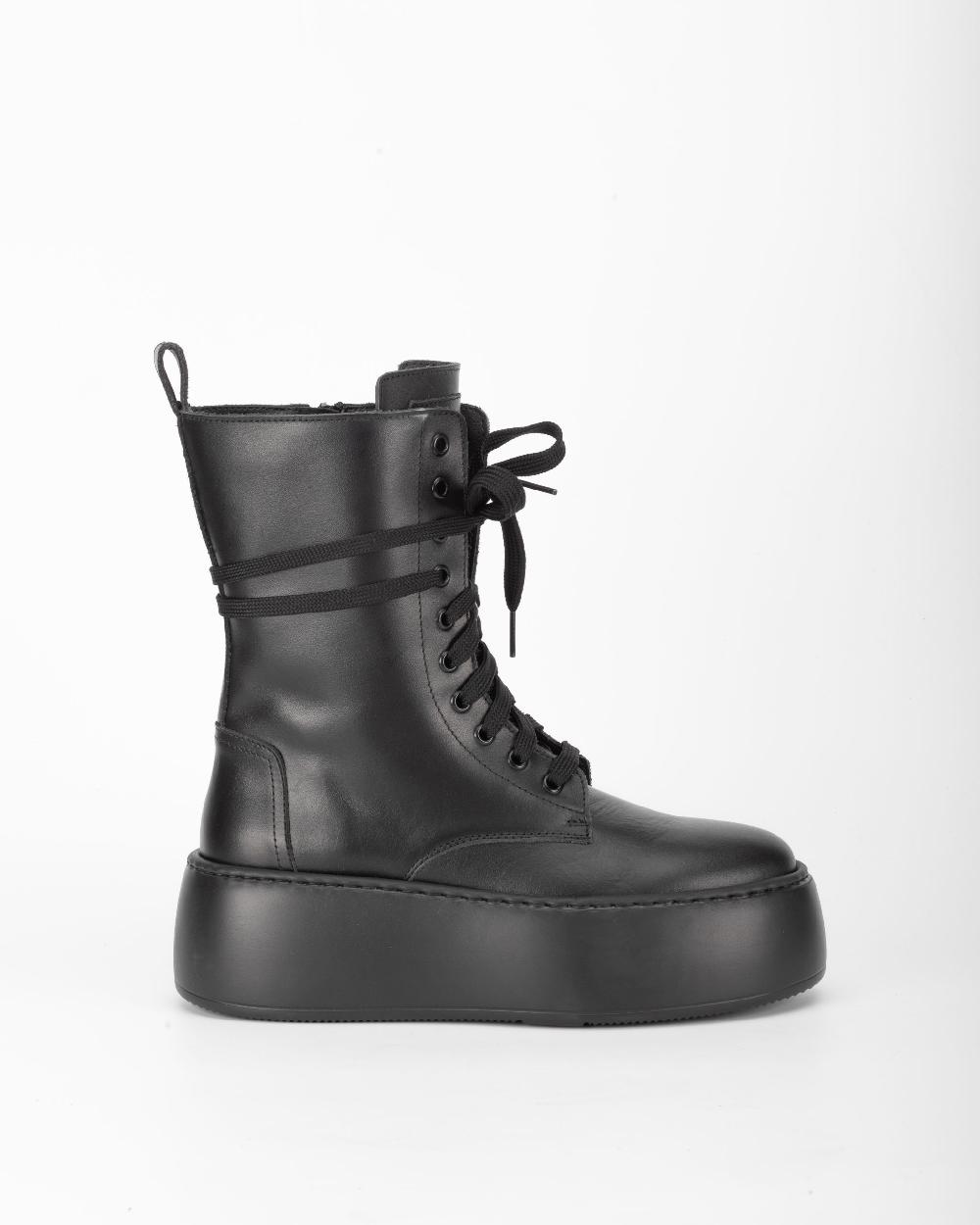 Lestrosa LUCKY OLIVE Calf Leather > Black