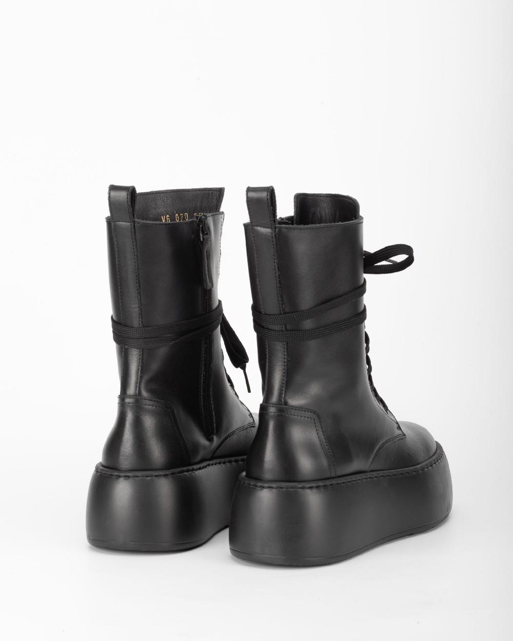 Lestrosa LUCKY OLIVE Calf Leather > Black