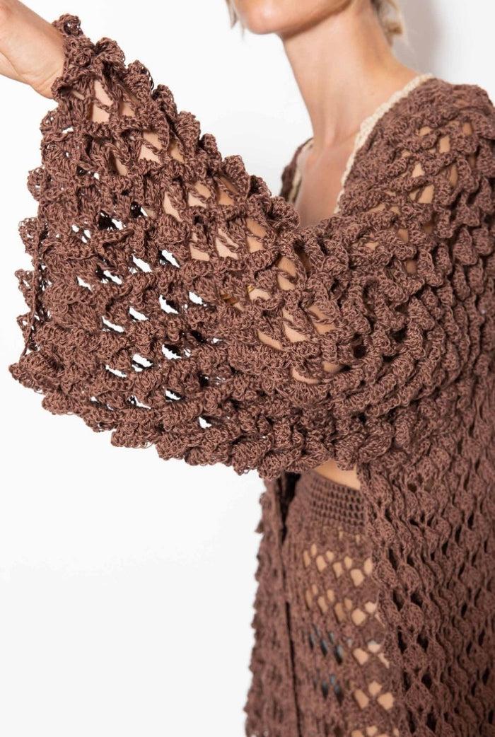 Letanne Amanda Cotton & Silk Long Coat