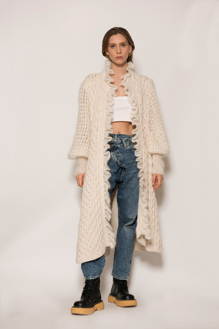 Letanne Amber Cashmere & Silk Sleeve Coat