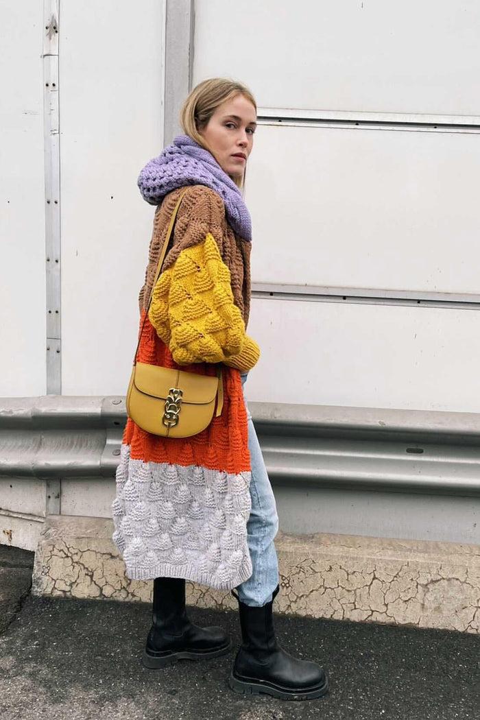 Letanne Annabel Colourful Cashmere Coat