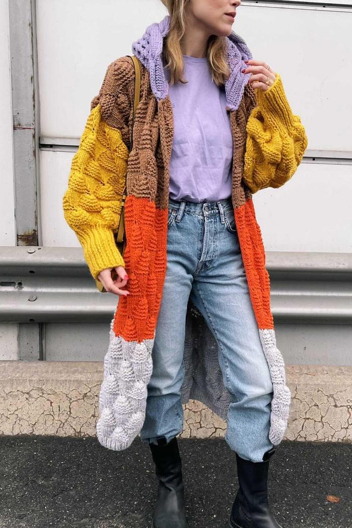 Letanne Annabel Colourful Cashmere Coat