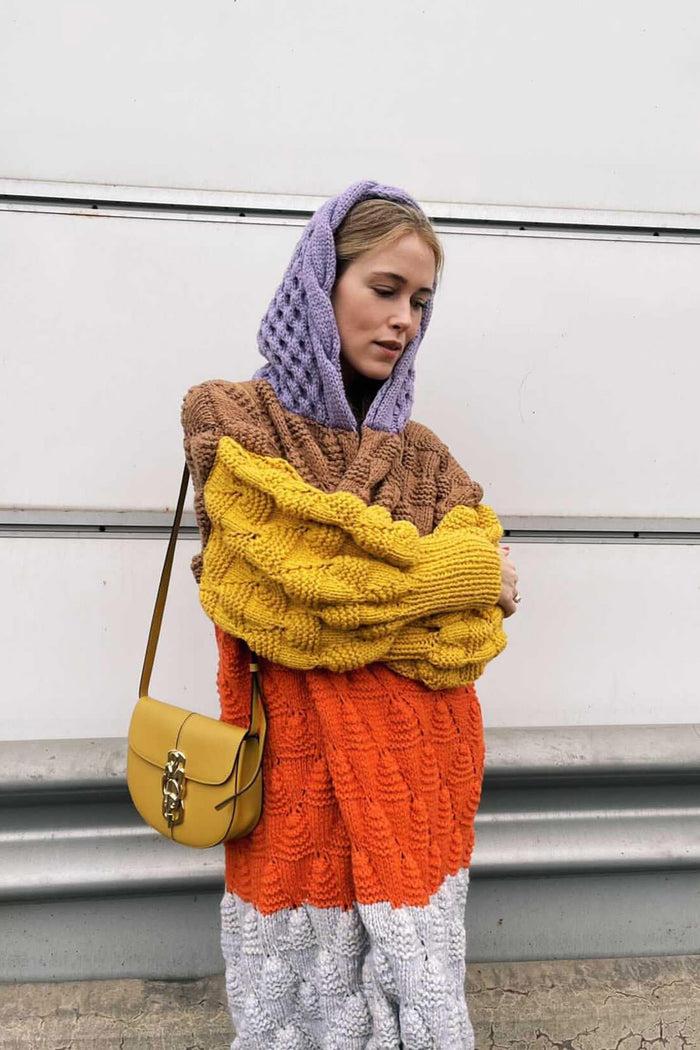 letanne Annabel Colourful Cashmere Coat