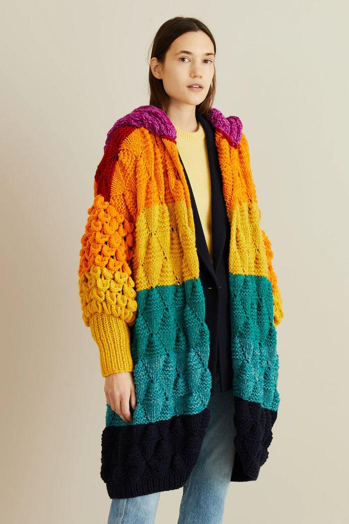 Letanne Soraya Rainbow Cashmere Coat