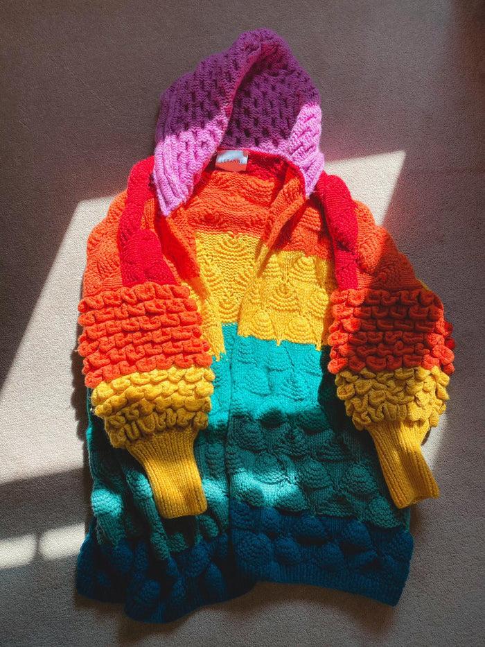 Letanne Soraya Rainbow Cashmere Coat