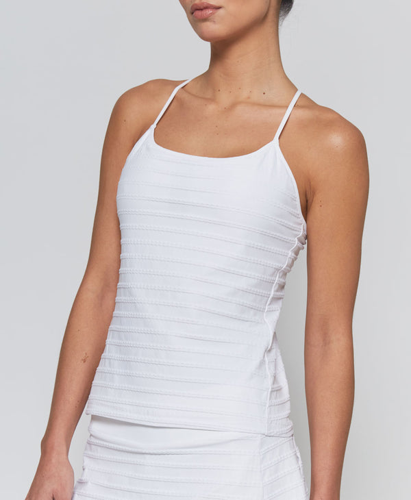 L'etoile FITTED TANK White