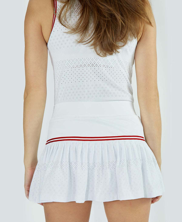 L'etoile LACE SKORT White