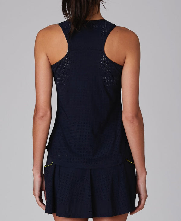 L'etoile PERFORMANCE RACERBACK TANK Navy