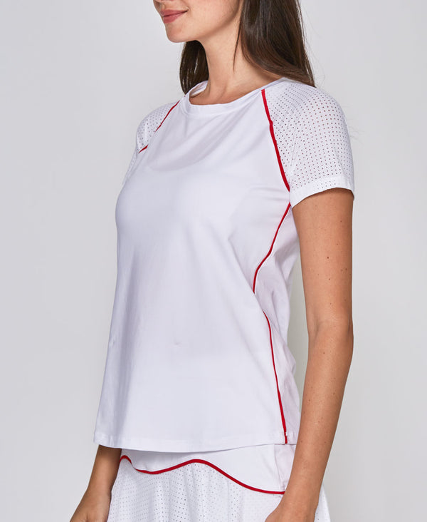 L'etoile PERFORMANCE SHORT SLEEVE TEE White