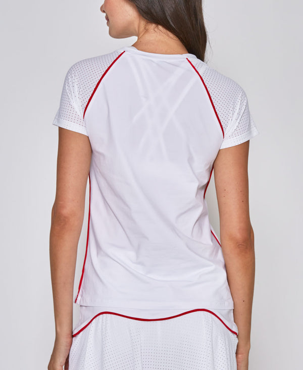 L'etoile PERFORMANCE SHORT SLEEVE TEE White