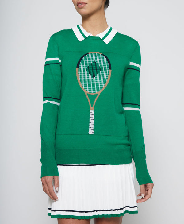 L'etoile RACQUET SWEATER Green