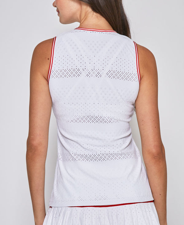 L'etoile ZIP FRONT TANK White