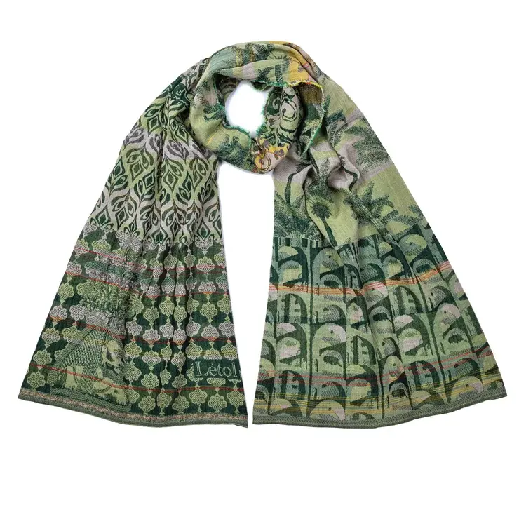 létol AMIRA 2 PALMERAIE - Létol Organic Cotton Scarf - New for 2024
