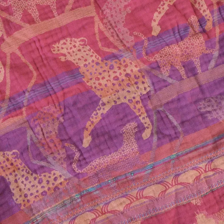 Létol Carine 501 Tyrien Orange - Létol Organic Cotton Scarf - Fall 2023 Collection