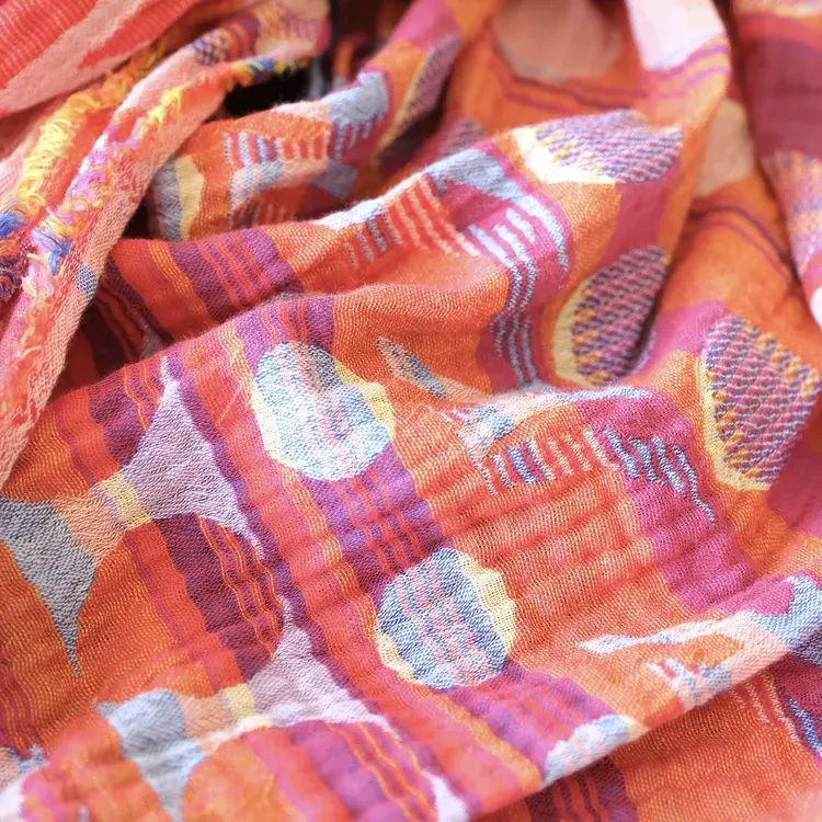 Létol CASPER 201 FUNNY RED - Létol Organic Cotton Scarf - New For SUMMER 2024
