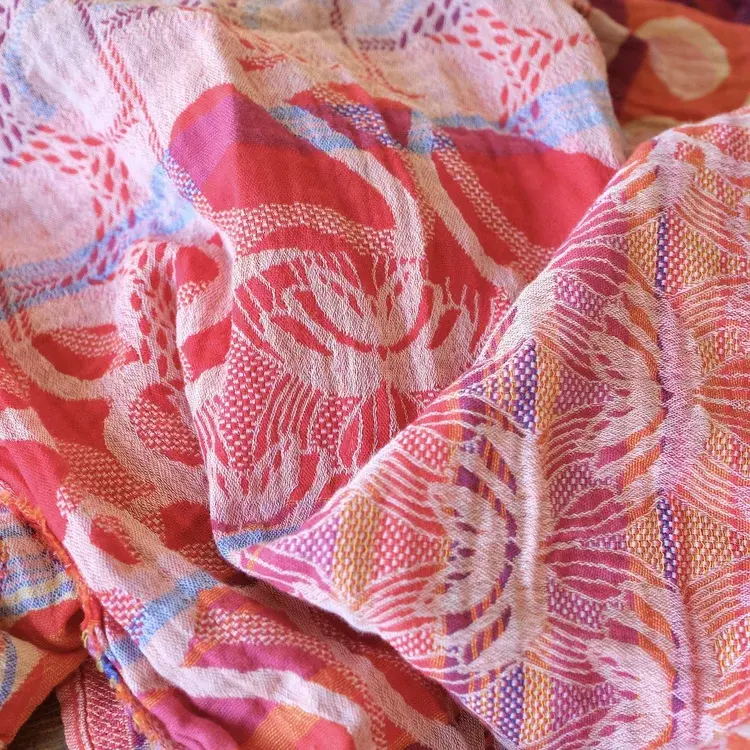 Létol CASPER 201 FUNNY RED - Létol Organic Cotton Scarf - New For SUMMER 2024