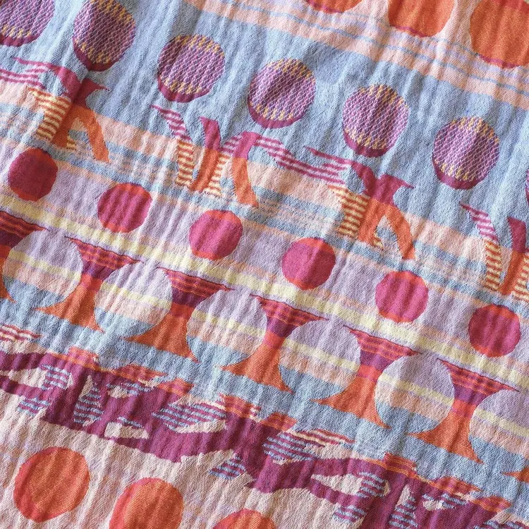 Létol CASPER 201 FUNNY RED - Létol Organic Cotton Scarf - New For SUMMER 2024