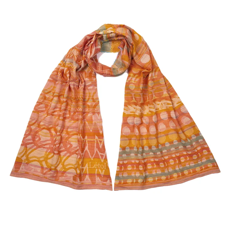 létol CASPER 902 MOCHIS - Létol Organic Cotton Scarf - New for SUMMER 2024 létol CASPER 902 MOCHIS - Létol Organic Cotton Scarf - New for SUMMER 2024