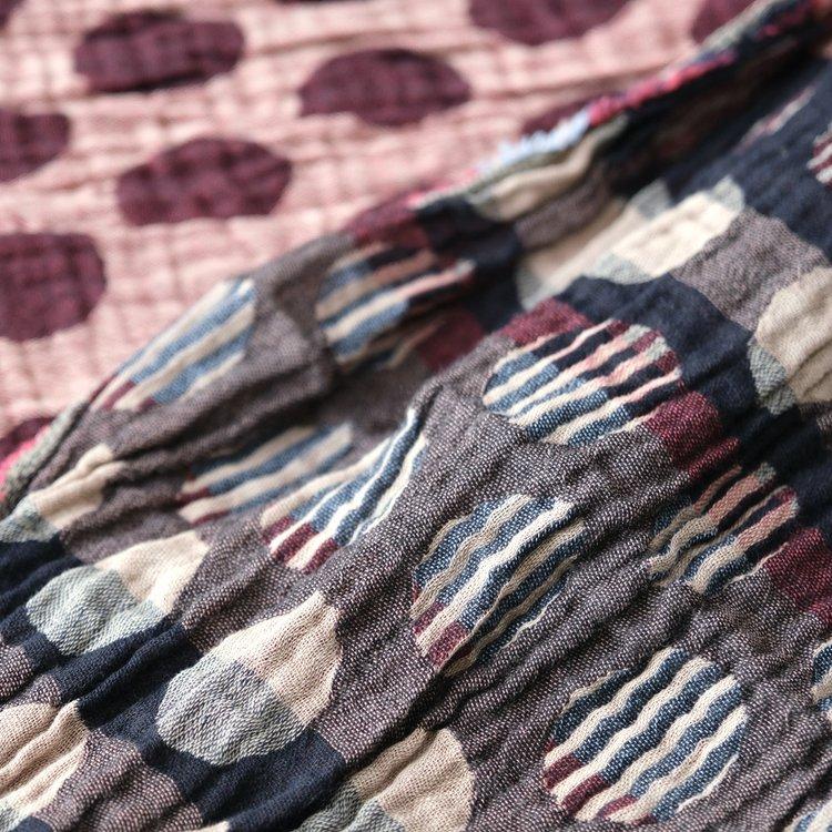 Létol Coline 2 Marine Bordeau - Létol Organic Cotton Scarf Made In France - Best Seller