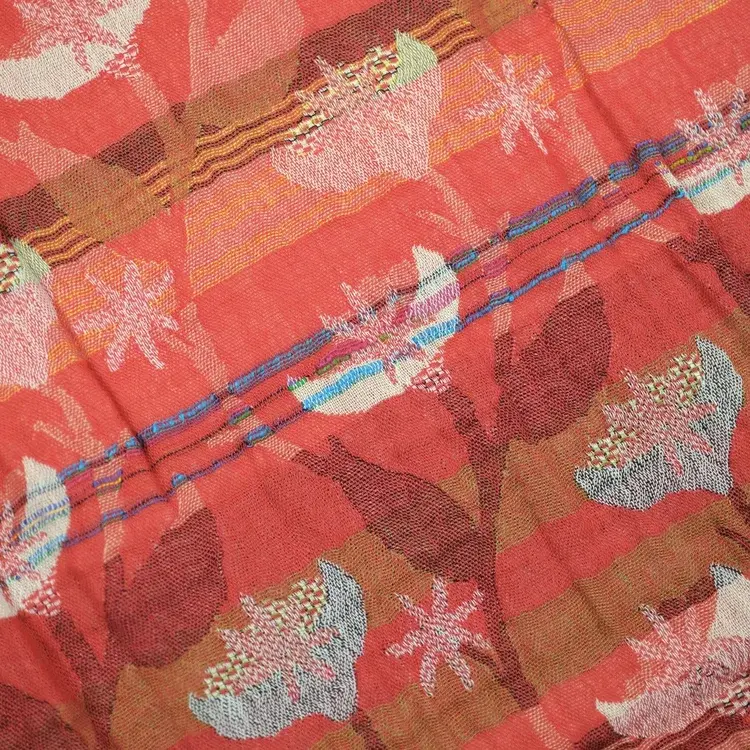 Létol CRISTINA 202 ROUGE - Létol Organic Cotton Scarf - New Spring 2025 Collection