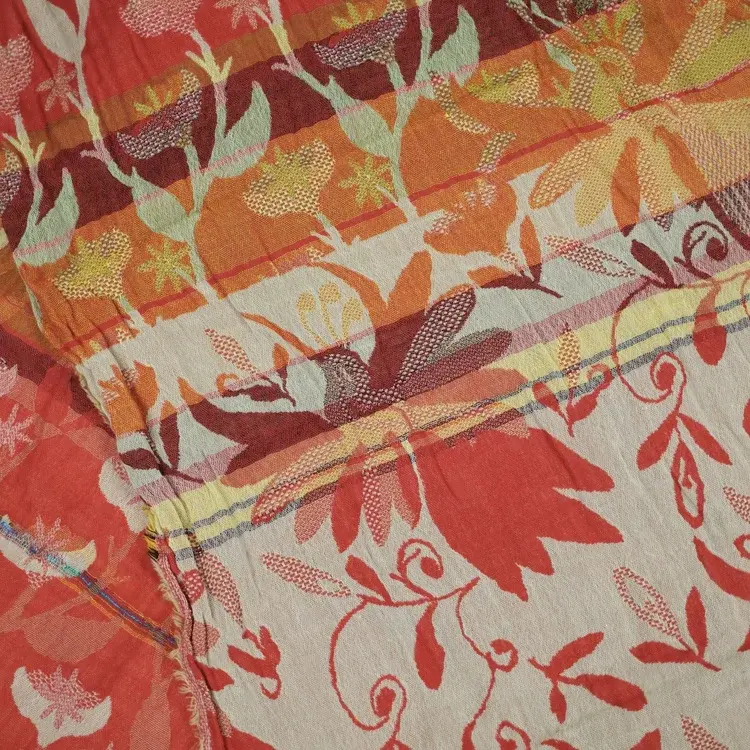 Létol CRISTINA 202 ROUGE - Létol Organic Cotton Scarf - New Spring 2025 Collection