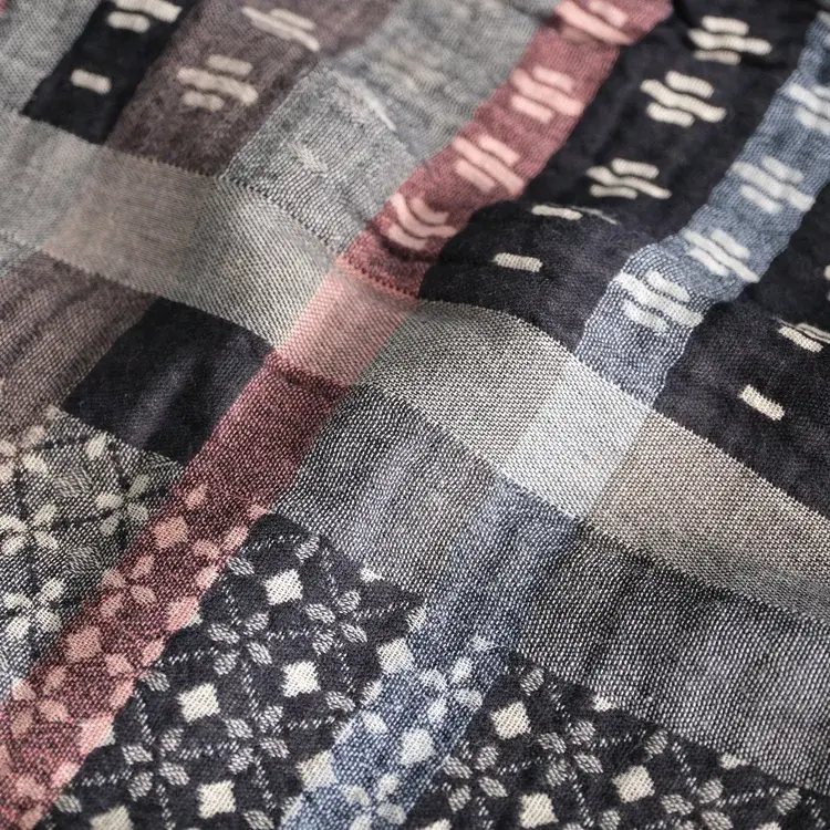 Létol Daphne 1 Noir Beige - Létol Organic Cotton Scarf Made In France - Best Seller