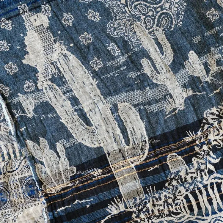 Létol DIEGO 2 DENIM - Létol Organic Cotton Scarf - New Spring 2025 Collection