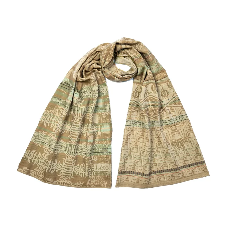 létol DIEGO 601 VERVEINE - Létol Organic Cotton Scarf - New Summer 2025 Collection