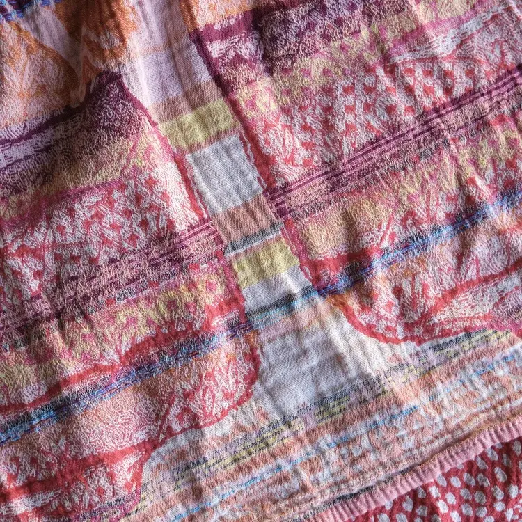 Létol FLAVIE 801 CORAIL - Létol Organic Cotton Scarf - Spring 2023 Collection